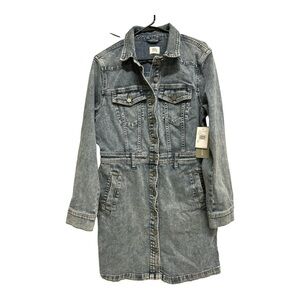 Wash Lab Women's Long Sleeve Denim Dress